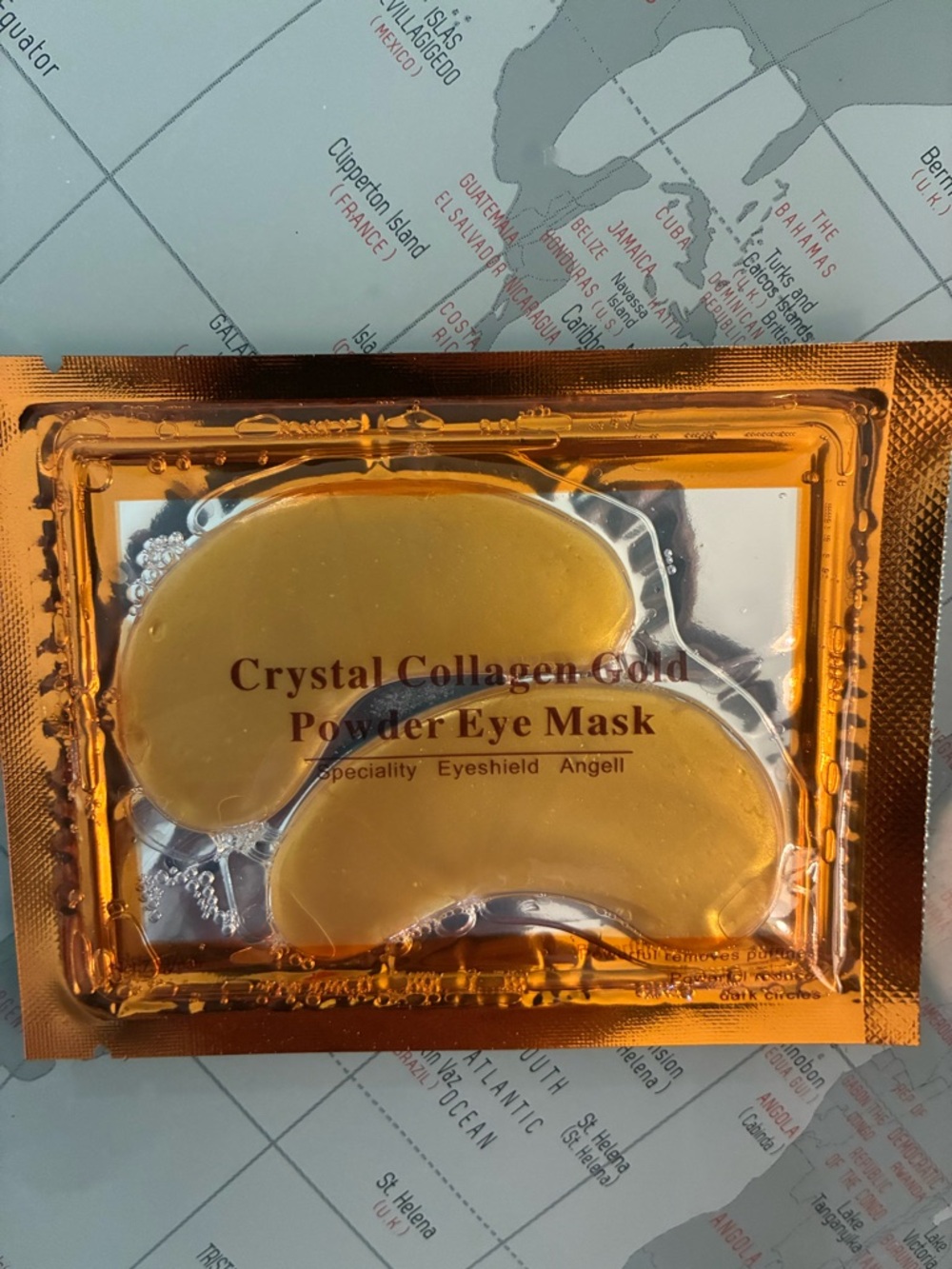 Crystal Collagen Gold Powder Eye Mask - Gold Hydrogel Undereye Patches